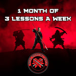 1 Month of 3 Lessons A Week