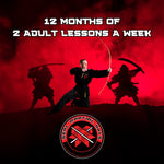 12 Months of 2 Adult Lessons a Week
